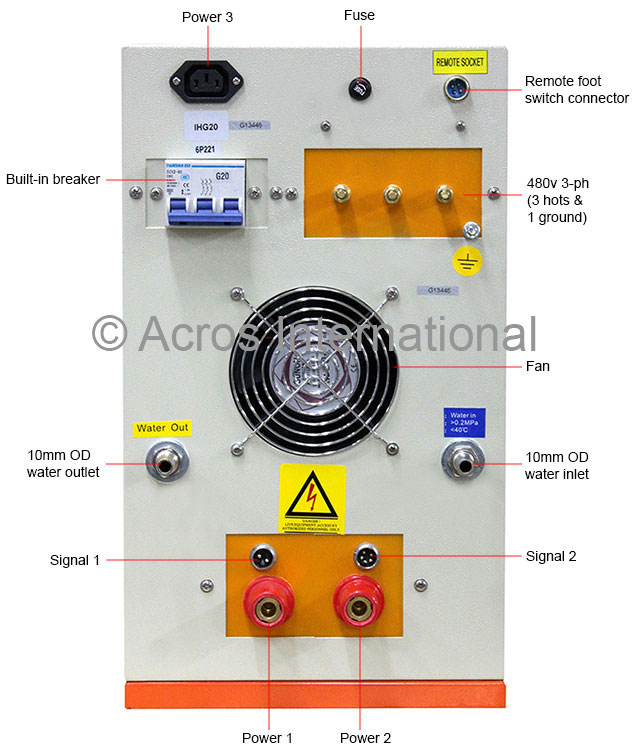 40KW Hi-Frequency Split Induction Heater w/ Timers 50-200KHz