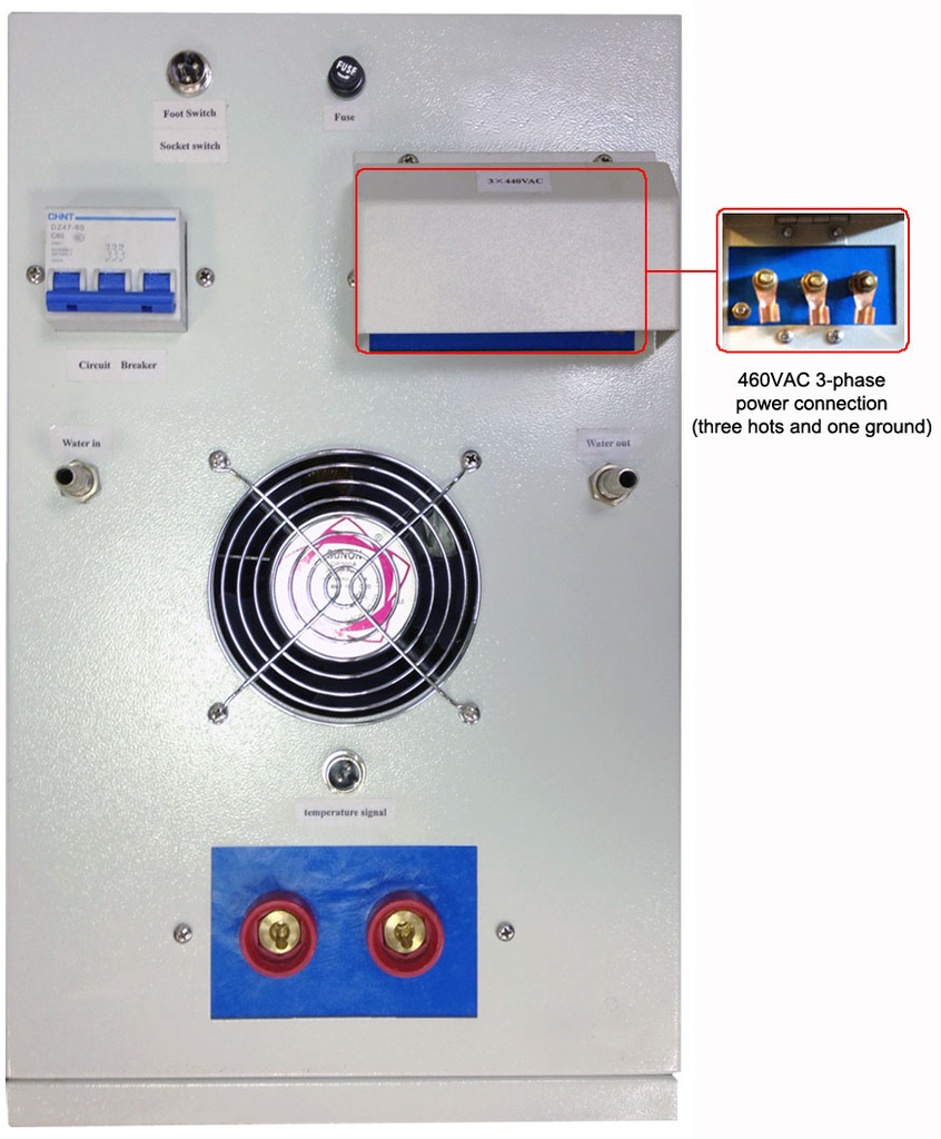 70KW Low-Frequency Induction Melting Furnace 1-20KHz