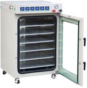 450L Vacuum Oven w/ 6 Heated Shelves, St. St. Tubing & Valves