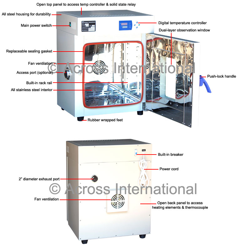 250°C 70L Digital Forced Air Convection Oven