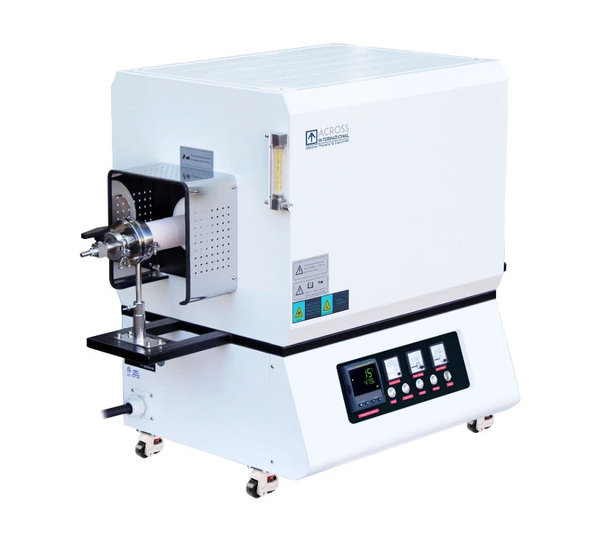 1-Zone 1700°C Tube Furnace with Alumina Tube and Sealing Flanges
