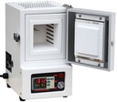 1100°C 1.3L Compact Muffle Furnace w/30-Seg PID Control