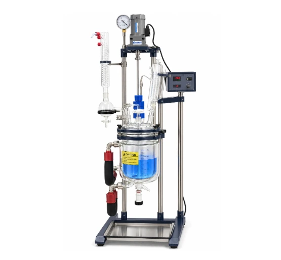 Ai 5L Single or Dual Jacketed Glass Reactor Systems