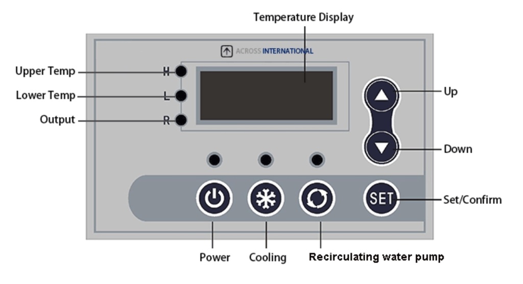 Ai -30°C 20L/Min 10L Capacity Digital Recirculating Chiller