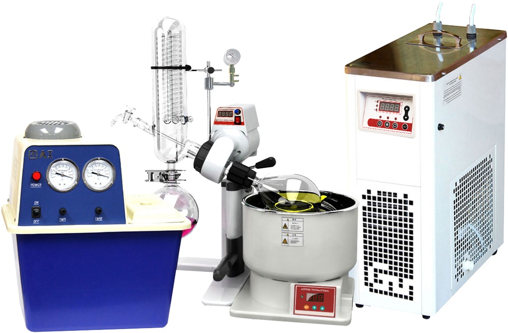 Ai SolventVap 2L Rotary Evaporator w/ Manual Lift & Vacuum Gauge