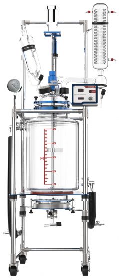 Ai 50L Single Or Dual Jacketed Filter Glass Reactor