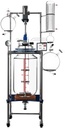 Ai 100L Non-Jacketed Glass Reactor With 200°C Heating Jacket