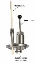 1-3 Zones 1500C Vertical Split Tube Furnace w/ Fluid Bed
