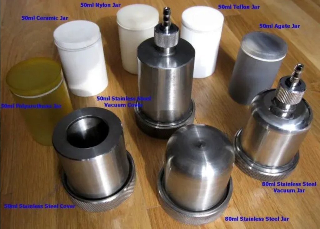 Desktop High Energy Vibratory Ball Mill with One 80ml St St Jar