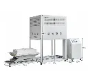 1700°C Max Controlled Atmosphere Vertical Elevator Furnace