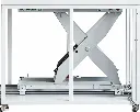 1700°C Max Vertical Elevator Muffle Furnace