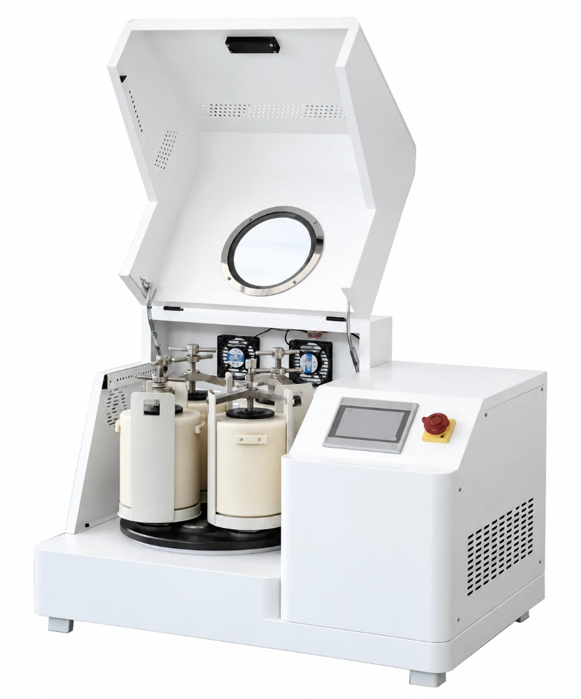 4x3L Gear-Drive 12-Liter Planetary Ball Mill