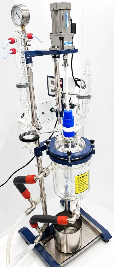 Ai 5L Single or Dual Jacketed Glass Reactor Systems