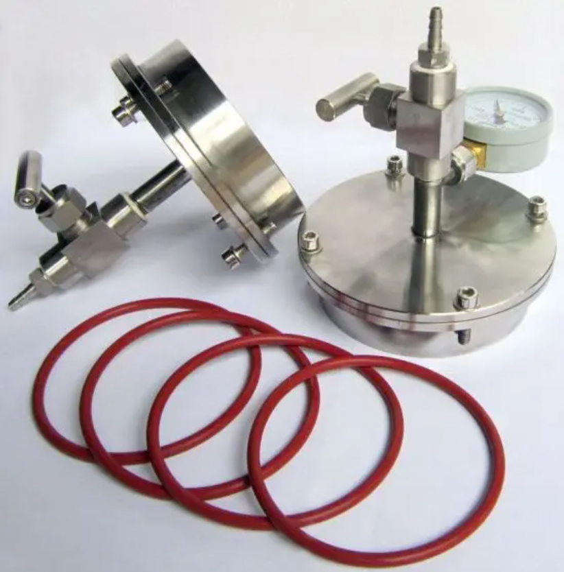 Stainless Steel Vacuum Sealing Flange Kit for 25-150mm OD Tubes