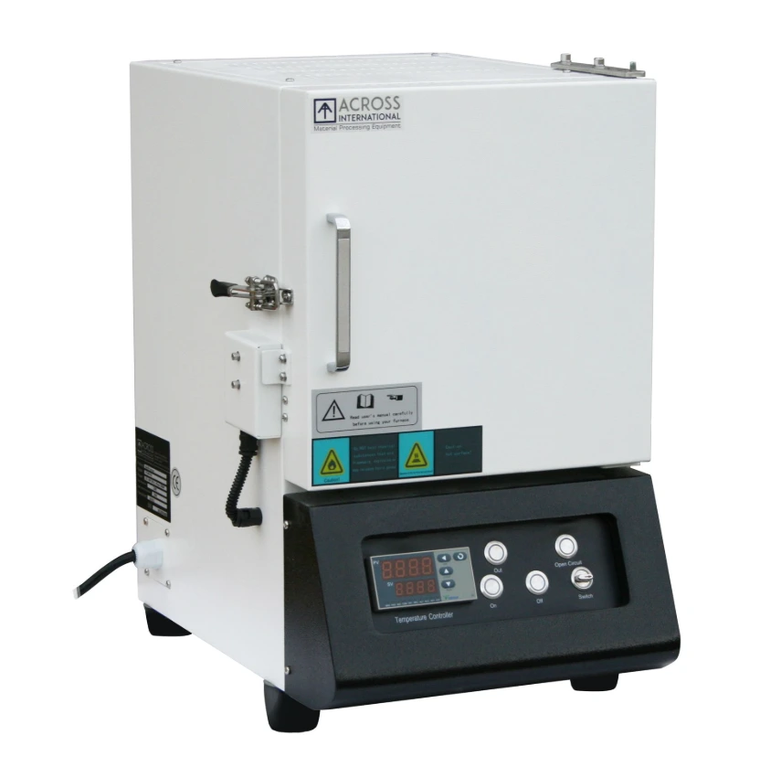 1200°C 4.5L Compact Muffle Furnace w/30-Seg PID Control