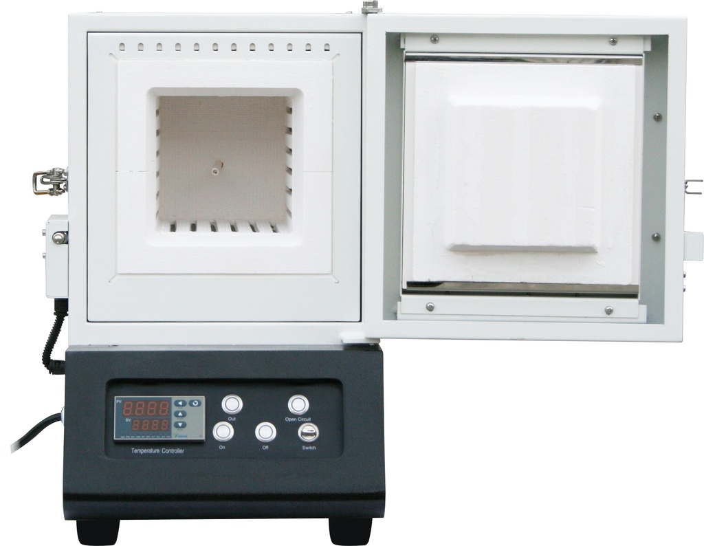 1200°C 4.5L Compact Muffle Furnace w/30-Seg PID Control