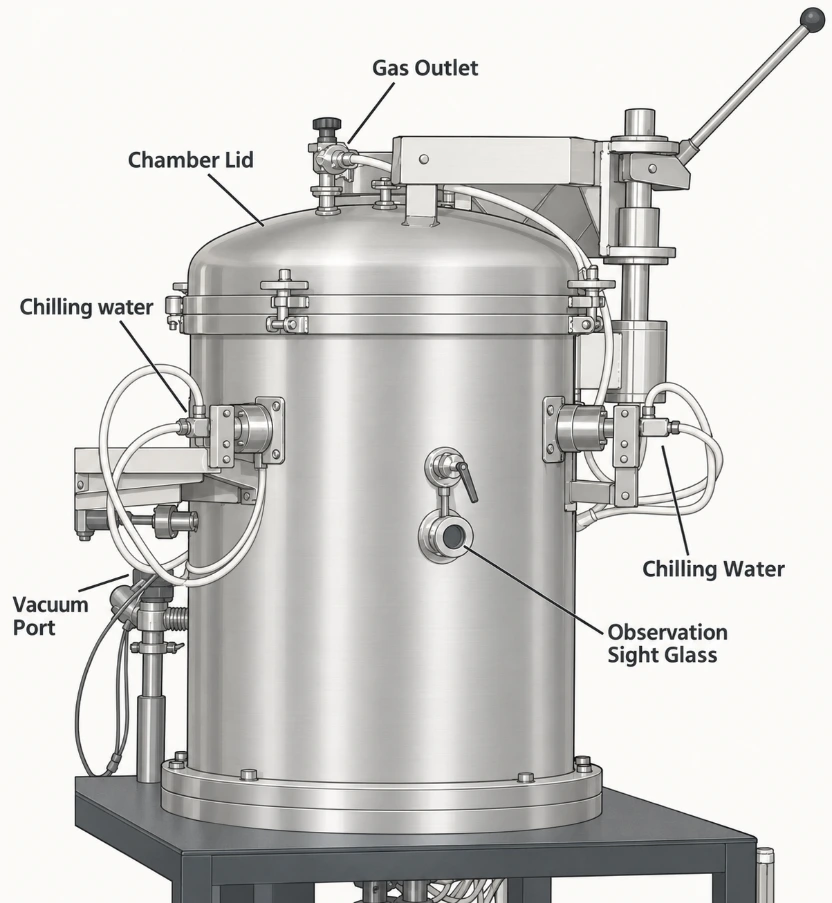 1500°C Vacuum Furnace with Molybdenum Heating Elements