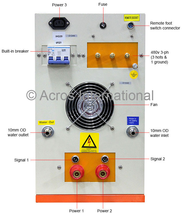 20KW Hi-Frequency Split Induction Heater w/ Timers 50-250KHz
