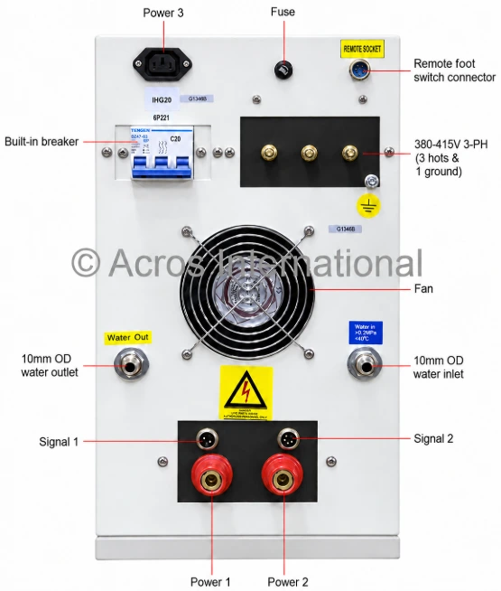 20KW Hi-Frequency Split Induction Heater w/ Timers 50-250KHz
