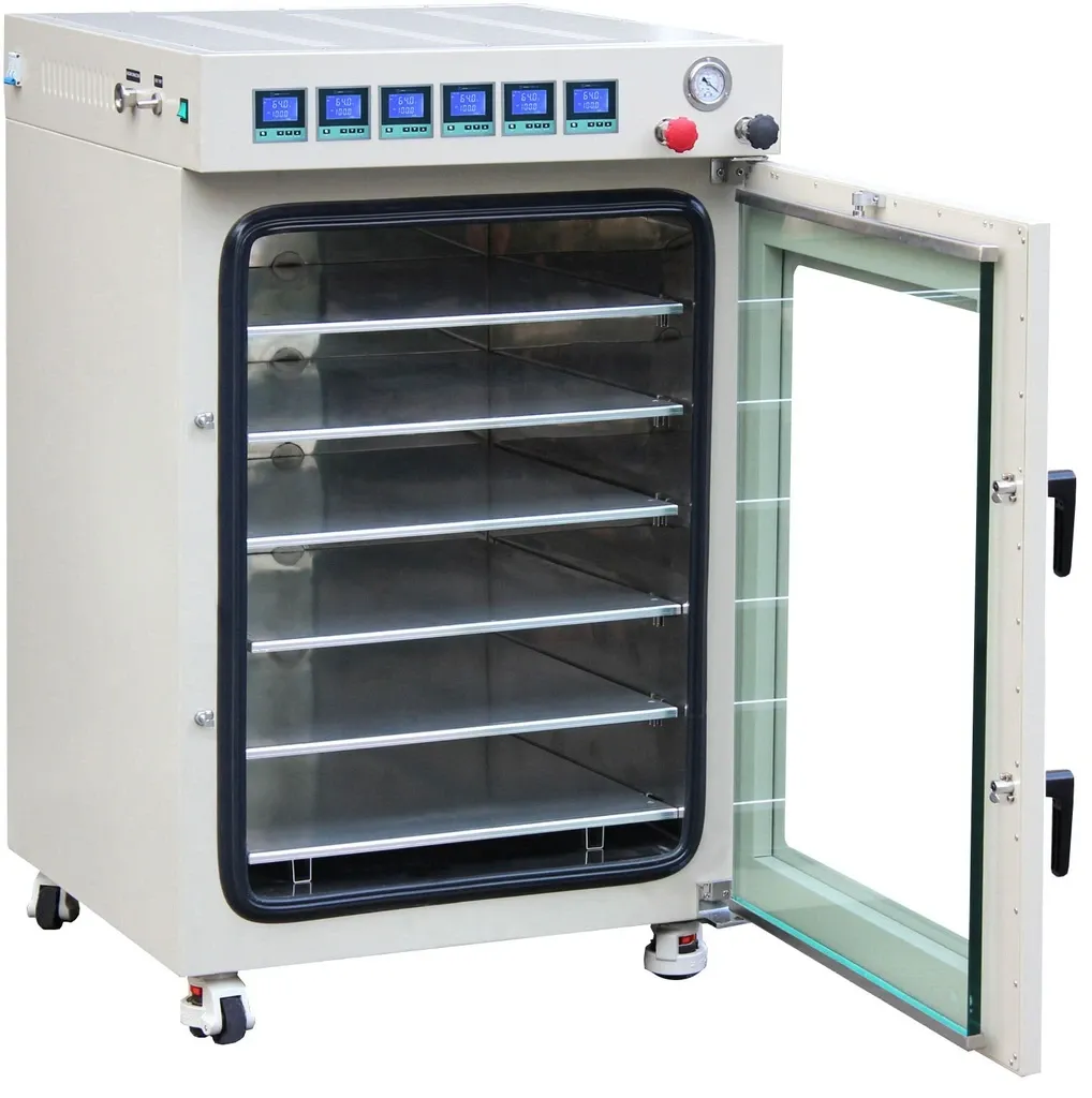450L Vacuum Oven w- 6 Heated Shelves, St. St. Tubing & Valves.webp