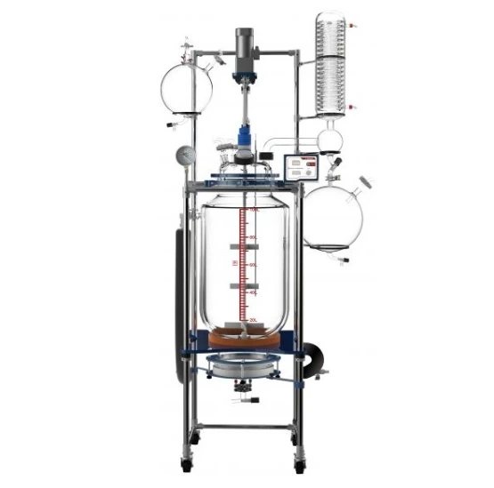 Ai 100L Single or Dual Jacketed Filter Glass Reactor