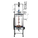 Ai 100L Single or Dual Jacketed Filter Glass Reactor