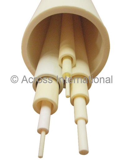 [CT.80x1400] Alumina Ceramic Process Tubes (OD 80mm Length 1400mm open both ends)