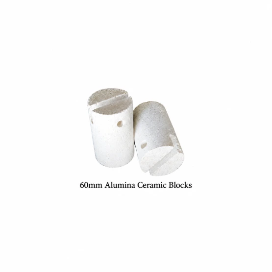 Alumina Ceramic Thermal Tube Blocks for Tubes OD 25mm to 250mm (For 25mm OD Tubes)