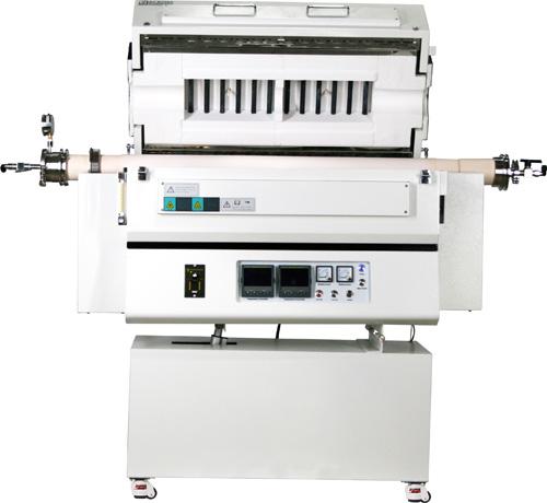 2-Zone 1500°C Rotating Split (Alumina) Tube Furnace (OD 60mm Length 1400mm open both ends)