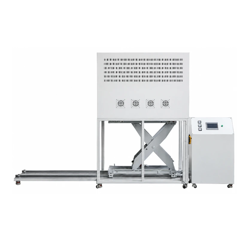 1700°C Max Vertical Elevator Muffle Furnace (216L (600x600x600 mm))