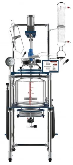 [R10f] Ai 10L Single Or Dual Jacketed Filter Glass Reactor