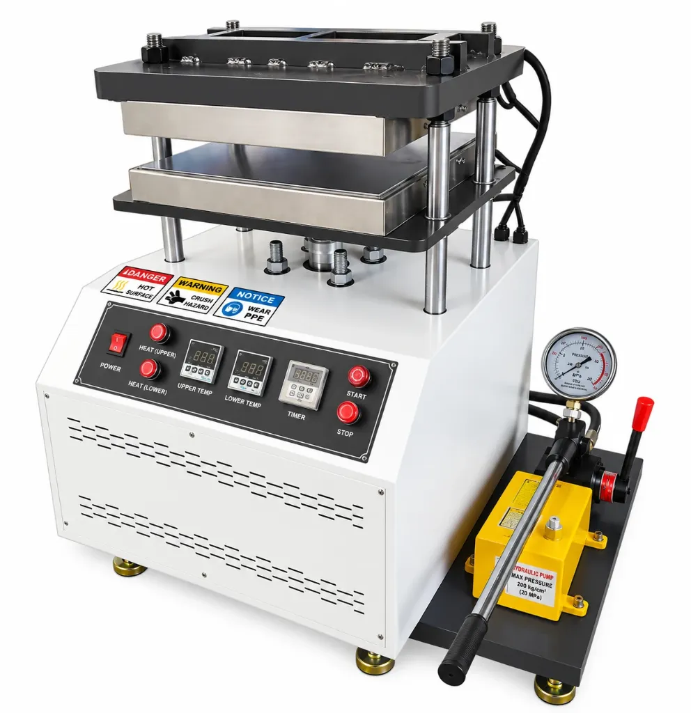 Ai 300x300 / 500x500 mm 10T Hydraulic 250°C Heat Press Dual Heating Platens