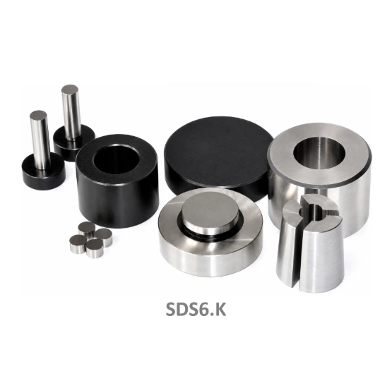 6 / 13 / 25 / 40 / 50 mm ID Round Easy-Retrieve Dry Pressing Die Set