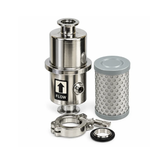[SMF-010] EZ-Swap Vacuum Pump Exhaust Oil Mist Filter with KF25 Fittings