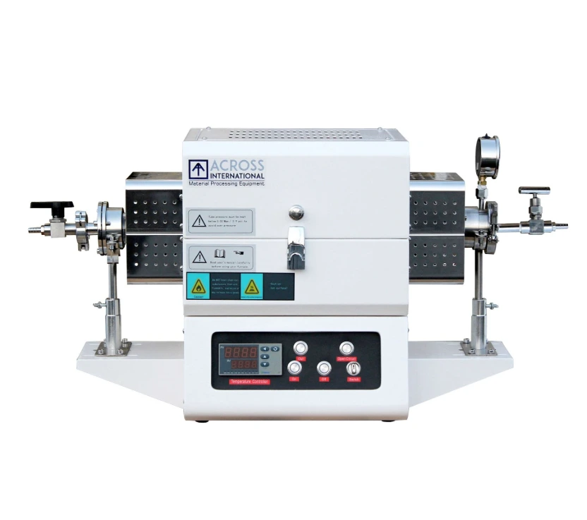 [STF1200.50.600] 1-Zone 1200°C 50mm OD Split Tube Furnace with Quartz Tube