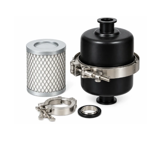 [SMF-020] EZ-Swap Large Capacity Pump Exhaust Oil Mist Filter w/ Fittings