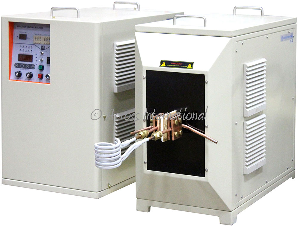 25KW Low-Frequency Dual-Station Induction Heater 1-20KHz