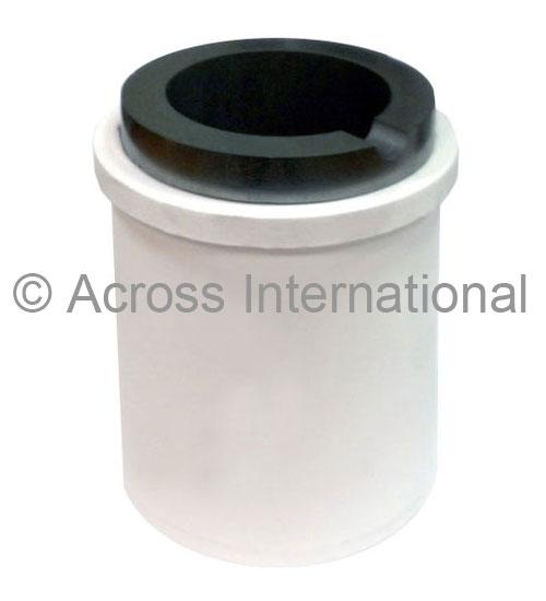 Graphite Crucible w/ SiO2 Liner for Metal Casting 340ml Capacity