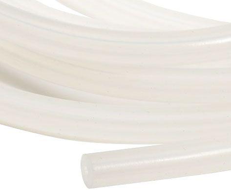 3/8" White Premium Food Grade Silicone Vacuum Tubing 1 Meter