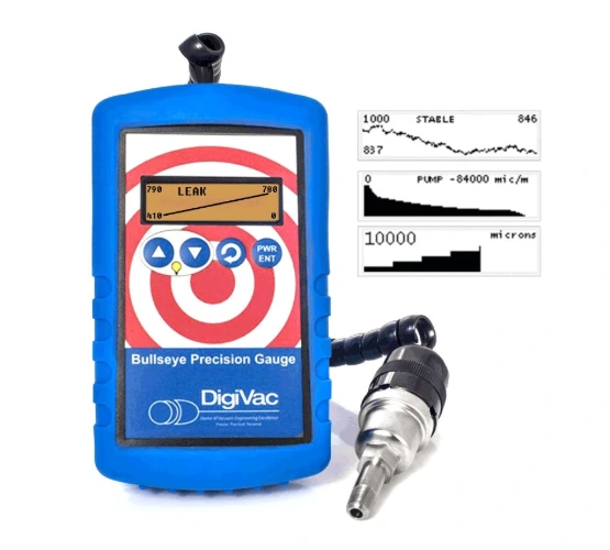 DigiVac Bullseye Precision Vacuum Gauge with Real-Time Analytics