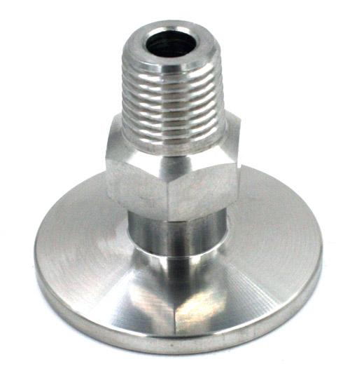 KF25/NW25 Flange to 1/4" Flare Adapter for Vacuum Connection