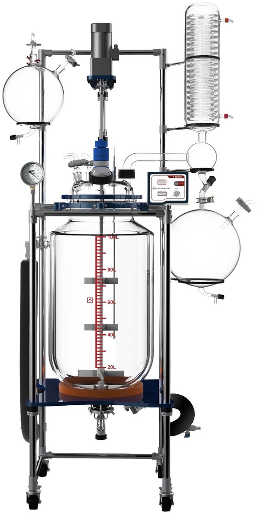 Ai 100L Single Jacketed Glass Reactor