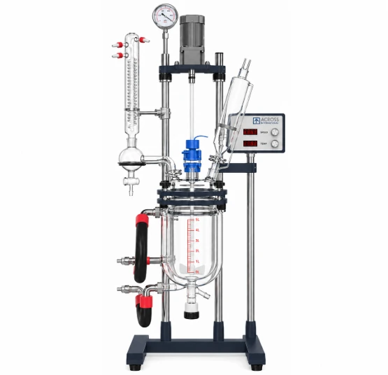 [R5] Ai 5L Single or Dual Jacketed Glass Reactor Systems