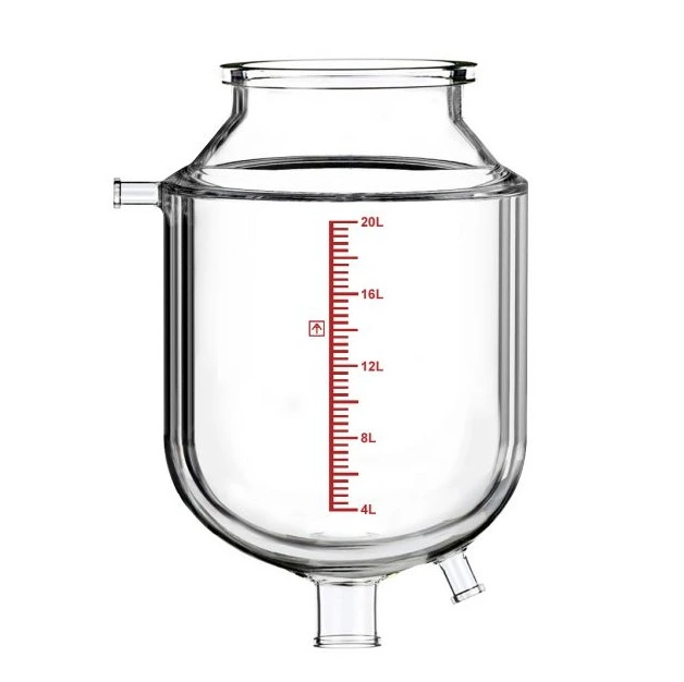 Single-Jacketed 20L Reactor Vessel For Ai R20 Glass Reactors