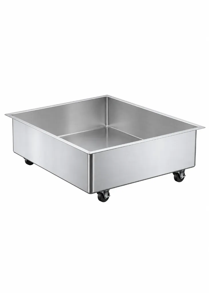316L SST Mobile Splash Bin For Ai Glass And SST Reactors (Ai 5L glass reactor)