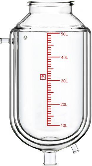 Dual-Jacketed 50L Reactor Vessel For Ai R50 Glass Reactors