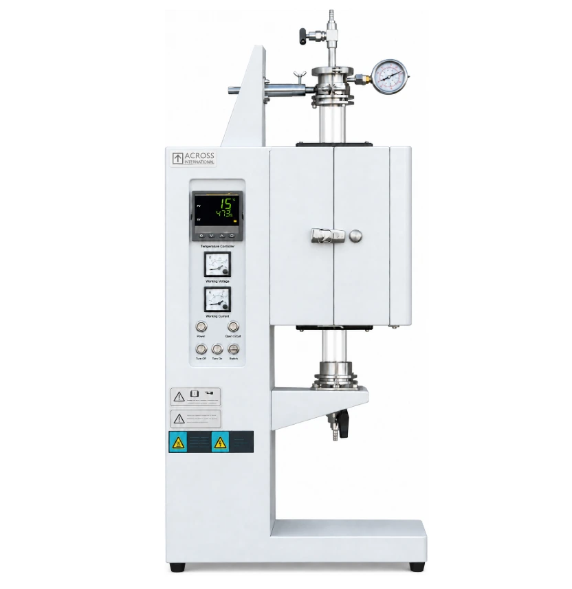 [VTF1200.50] 1-Zone 1200C Vertical Tube Furnace w/ Kanthal (Sweden) Elements (OD 50mm Length 600mm open both ends)