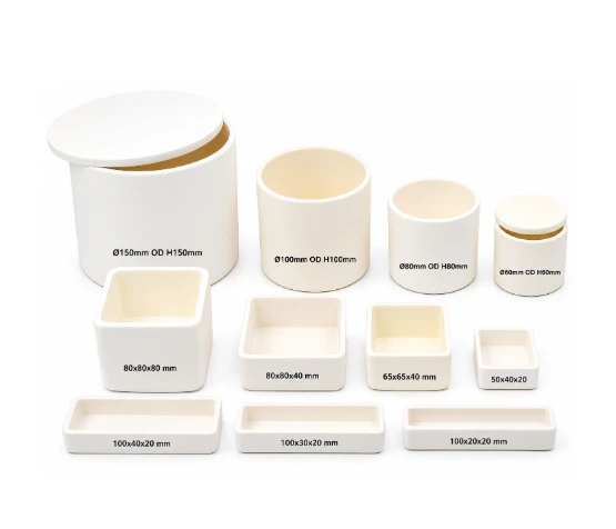 High Temperature Alumina Crucible Sample Holder