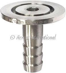 [SKU# KF-38-1] KF25/NW25 Flange to 3/8&quot; Hose Barb Adapter for Vacuum Connection