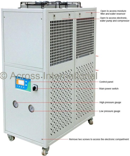 [WAC-6] Ai 10°C to 25°C 66L/Min 60L Capacity Recirculating Chiller